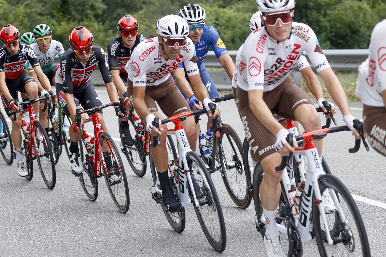 Vuelta Espana 2021 - 76th Edition - 18th stage Salas - Altu d&acirc;El Gamoniteiru 162,6 km - 02/09/2021 - Lilian Calmejane (FRA - AG2R Citroen Team) - photo Luis Angel Gomez/BettiniPhoto&Acirc;&copy;2021