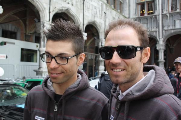 Movistar pair Giovanni Visconti and Alejandro Valverde