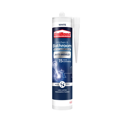 Unibond kitchen &amp;amp; bathroom anti mould silicone sealant