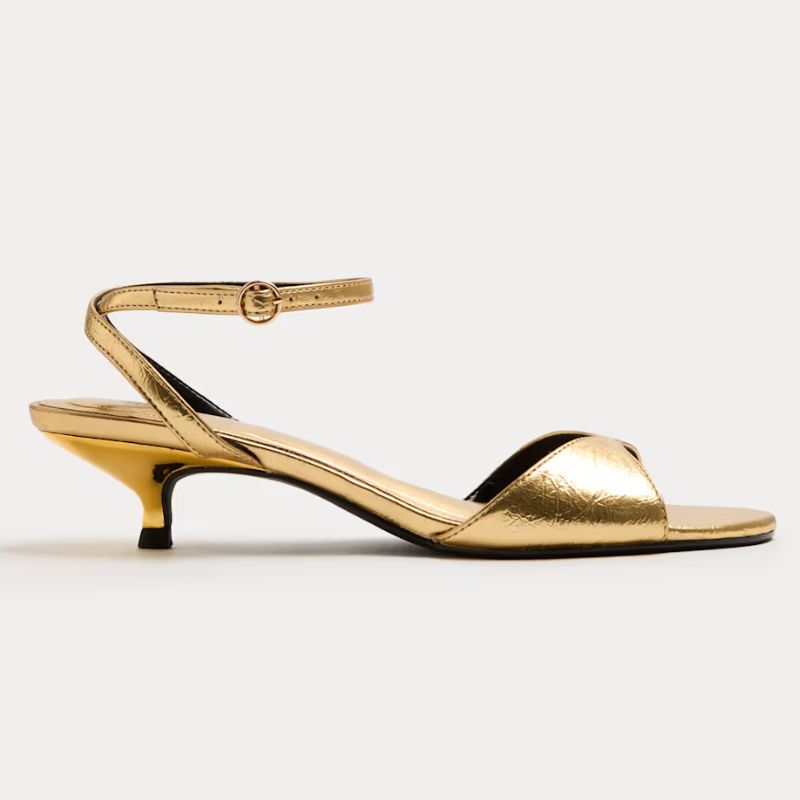 M&amp;amp;S, gold heels