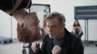 Mark Hamill and cameron monaghan in Jedi: Survivor ad