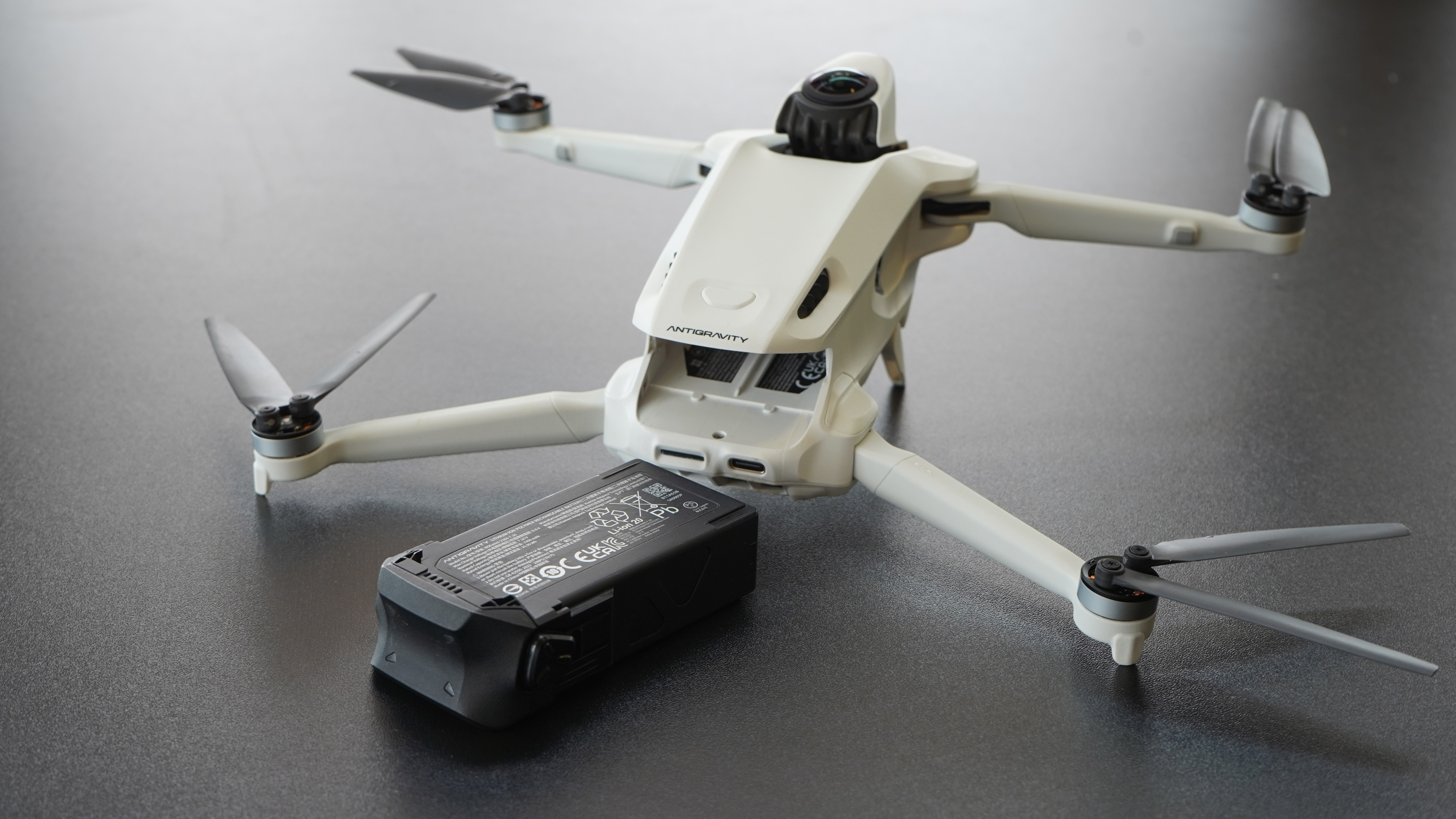 Antigravity A1 drone and with battery removed