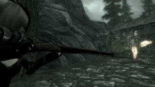 Project Flintlock rifle, one of the best Skyrim mods