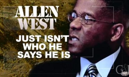 In a brutal new campaign ad from his Democratic challenger, Rep. Allen West's (R-Fla.) war hero credentials are called into question.