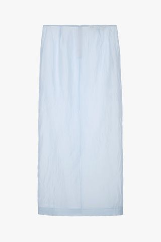 zara, Silk Sheer Organza Skirt