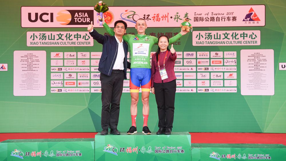 Ilya Davidenok also won the green jersey