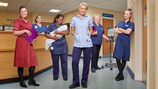 Maternity team Katie, Naghmeh, Tilly, Emma, Val and Zoe