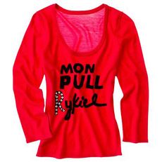 Sonia Rykeil bright red long sleeved top for H&M