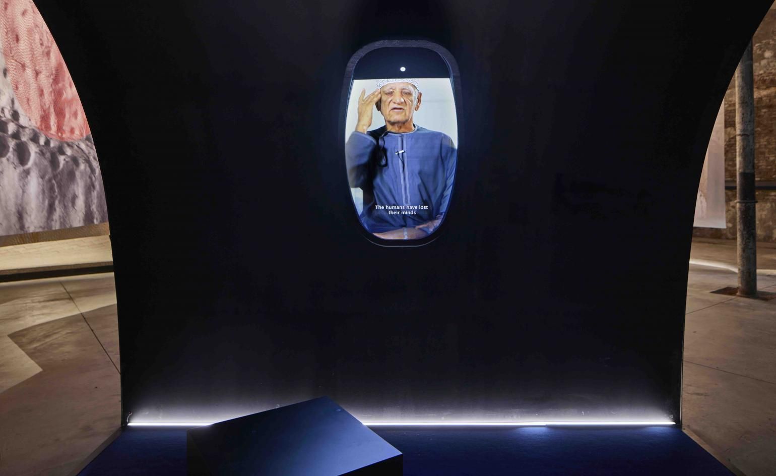 Anwar Sonya and Raiya Al Rawahi, Speed of Art, 2017 – 2022, installation view. Oman Pavilion, Venice Biennale 2022