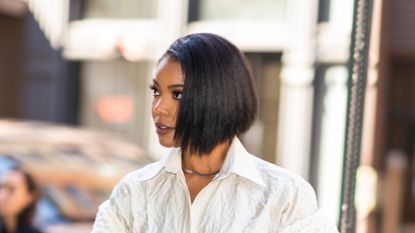 Gabrielle Union is seen in SoHo in Midtown on March 11, 2022 in New York City