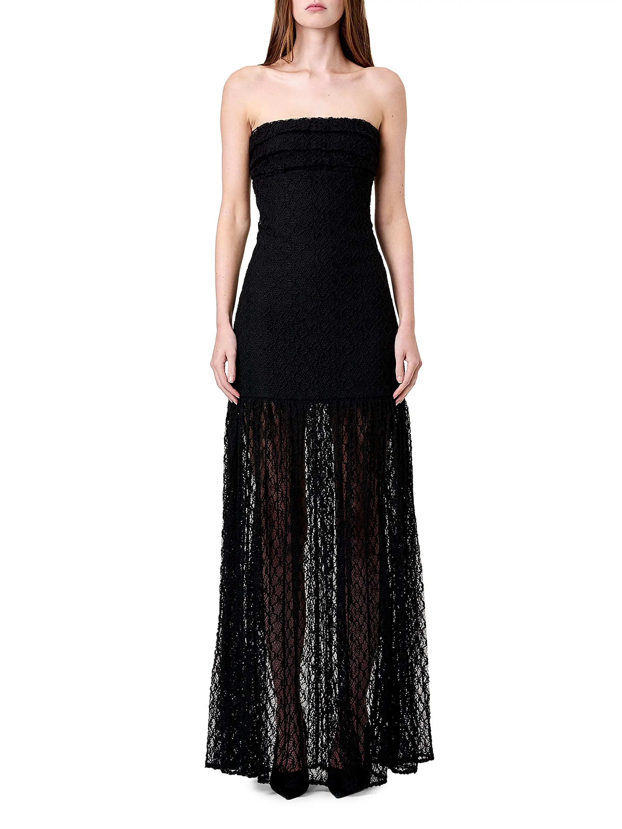 Kairo Strapless Lace Maxi Dress