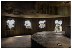 Pivo gallery in Bahia, showing the raw concrete interior of the original Lina Bo Bardi building