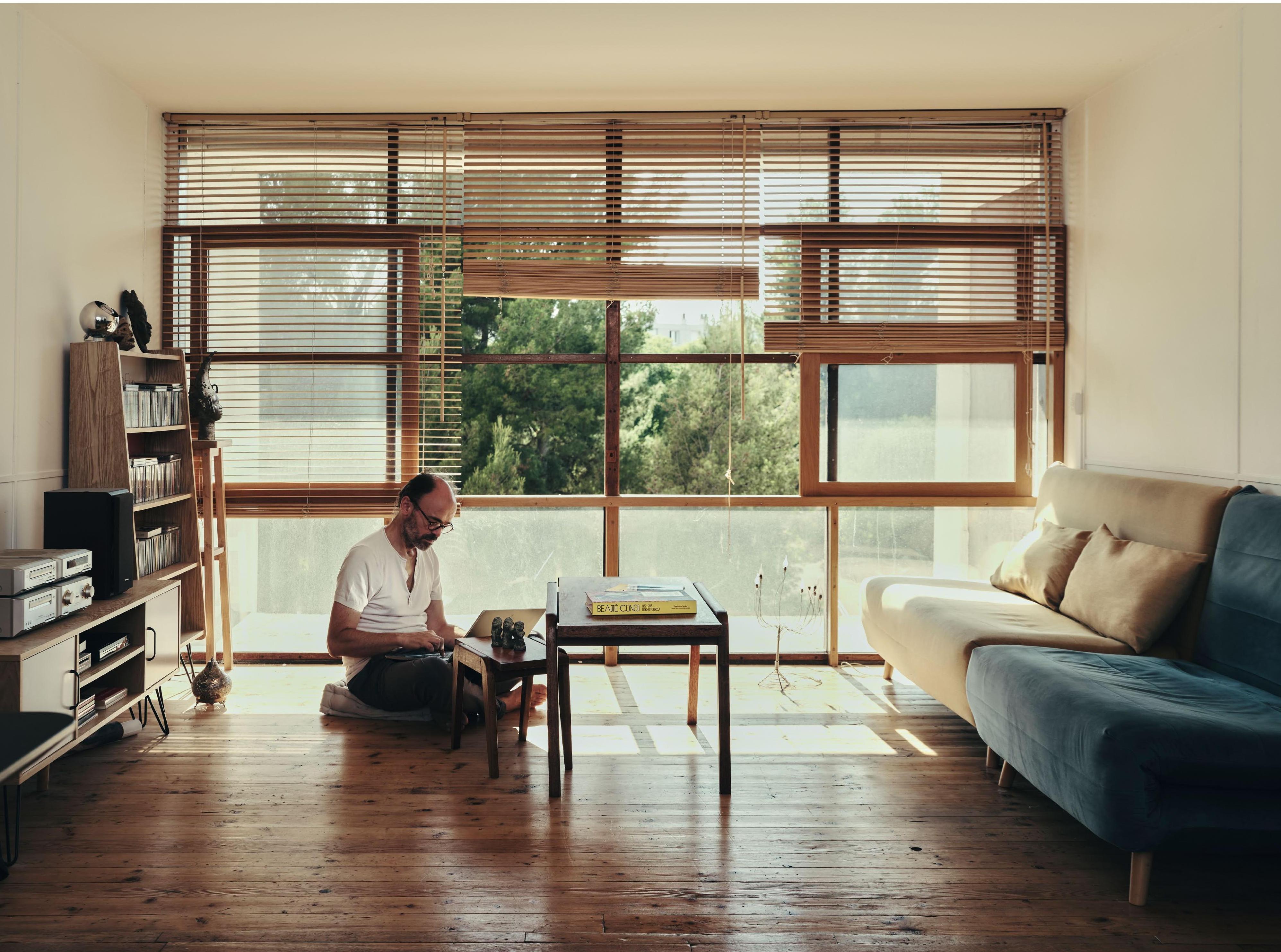 inside an apartment at Cit&amp;eacute; Radieuse by Le Corbusier in Marseille