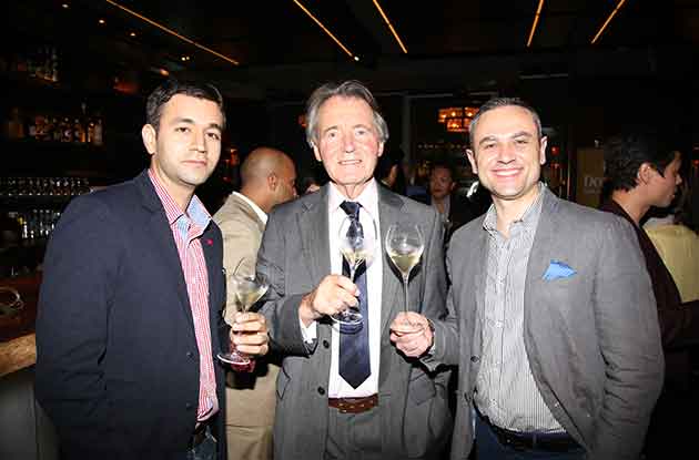 DAWA 2015 judges Dheeraj Bhatia, chair Steven Spurrier, and Stephane Soret