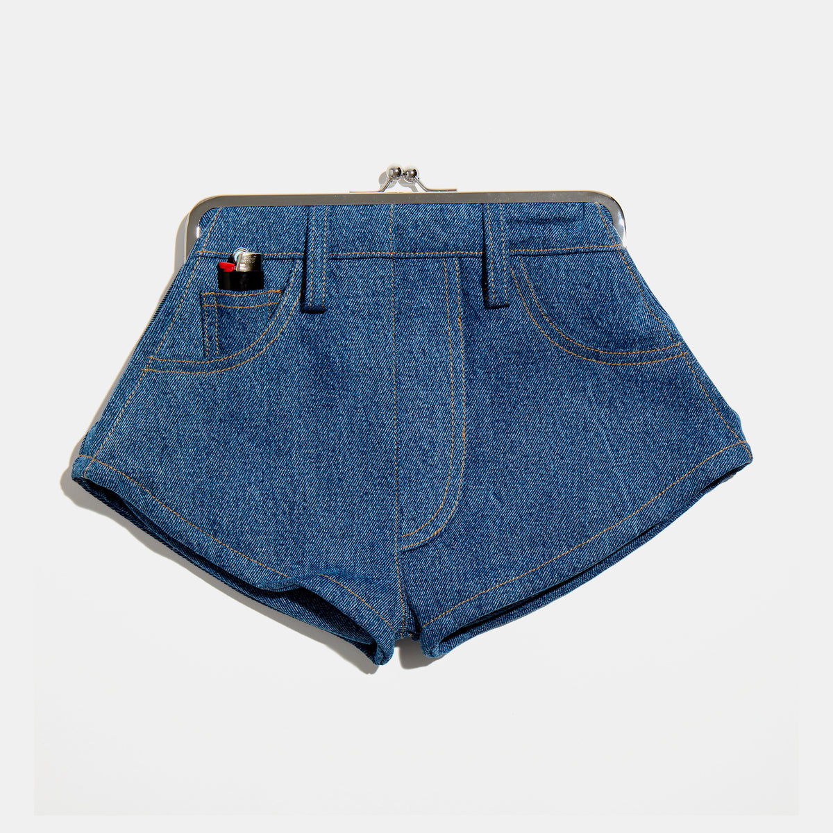 Hot Pants Bag in Denim