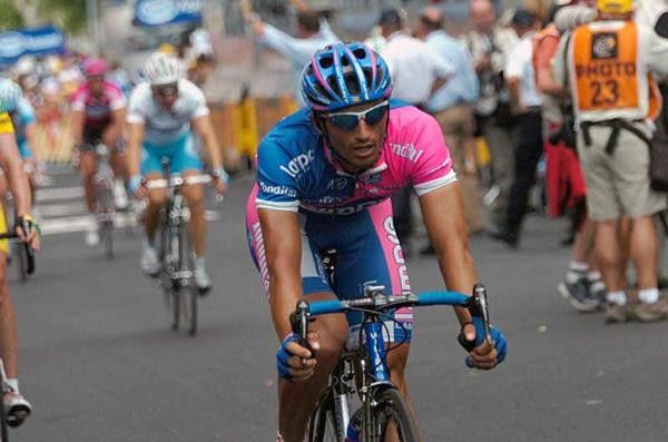 Daniele Bennati (Lampre) after the finish