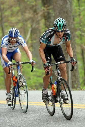 Jason McCartney in the break on stage 5 of Tour de Georgia