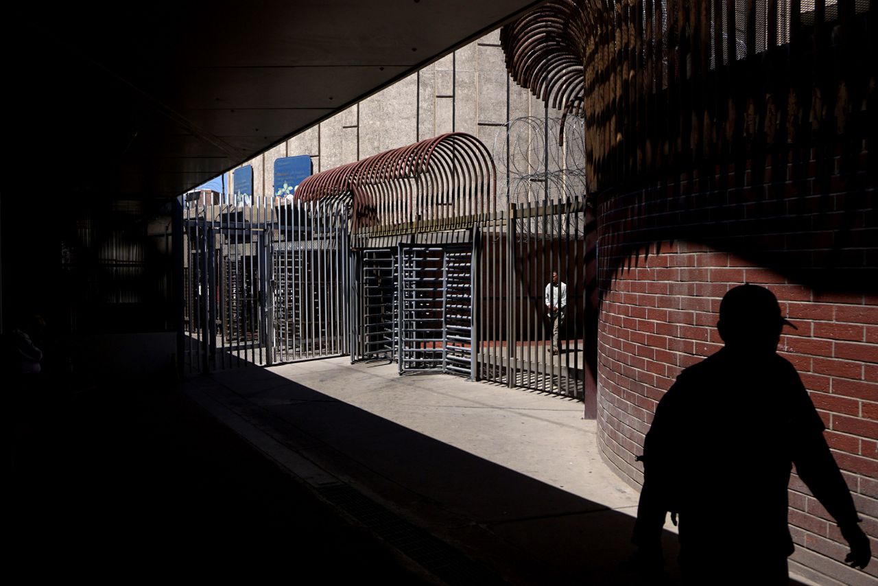 A border fence.