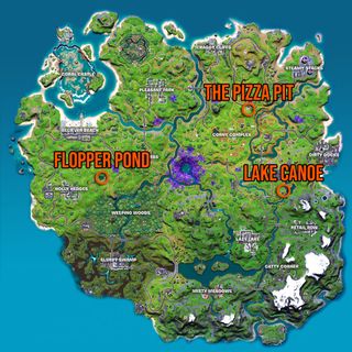 Fortnite Farmer Steel's favorite places locations map