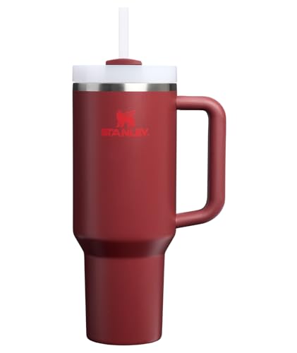 Stanley Quencher H2.0 Flow State Tumbler, 40 Oz, Cranberry