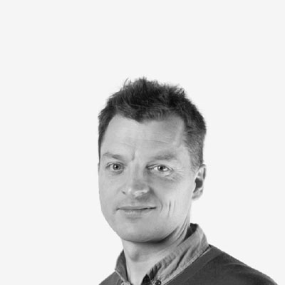 black and white headshot of architect James Munro