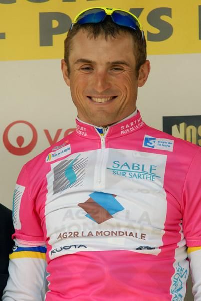 Yuriy Krivtsov (Ag2R La Mondiale) accumulated enough points in the day-long break to take over the mountains classification jersey.