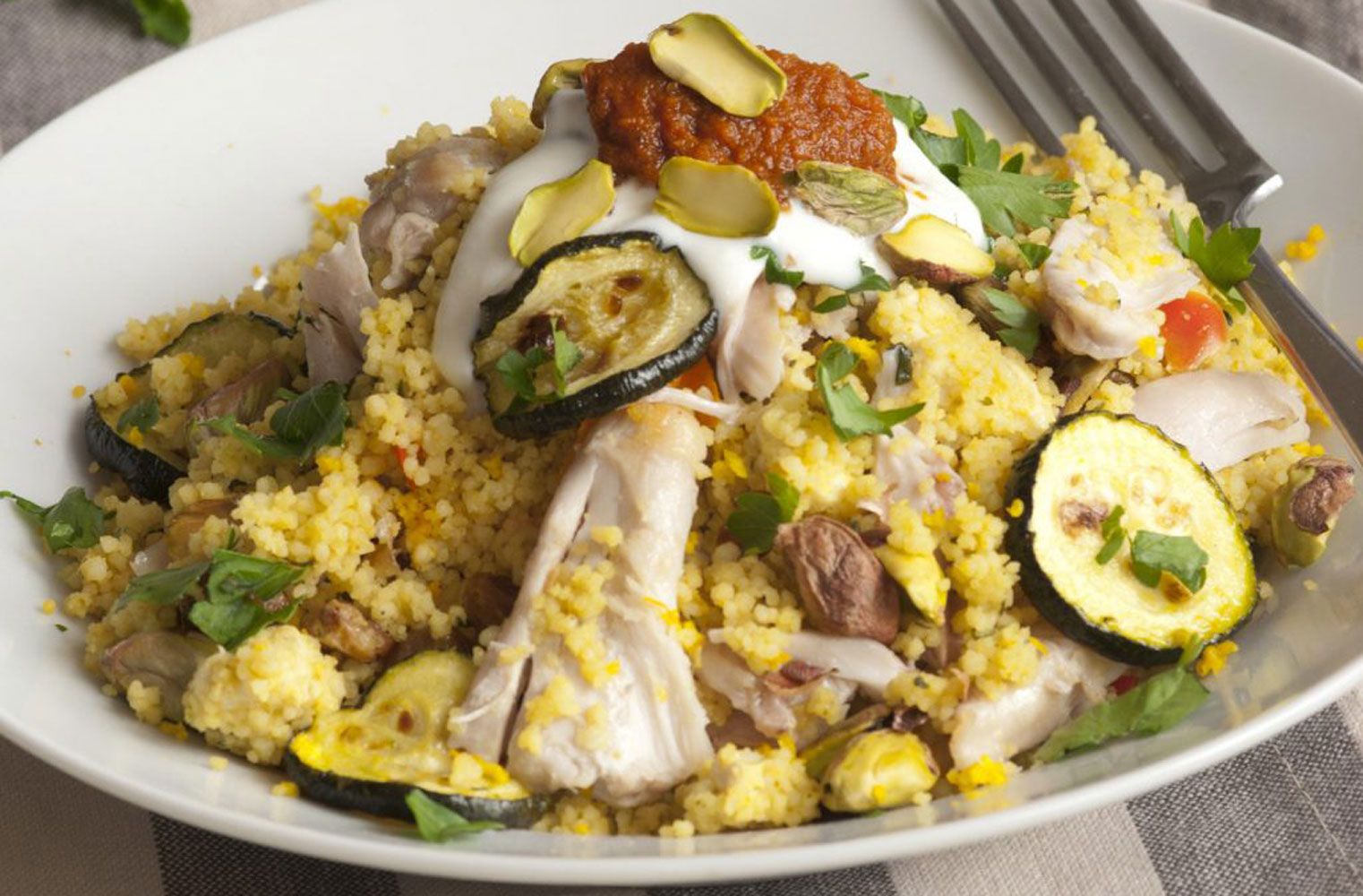 Moroccan chicken salad recipe