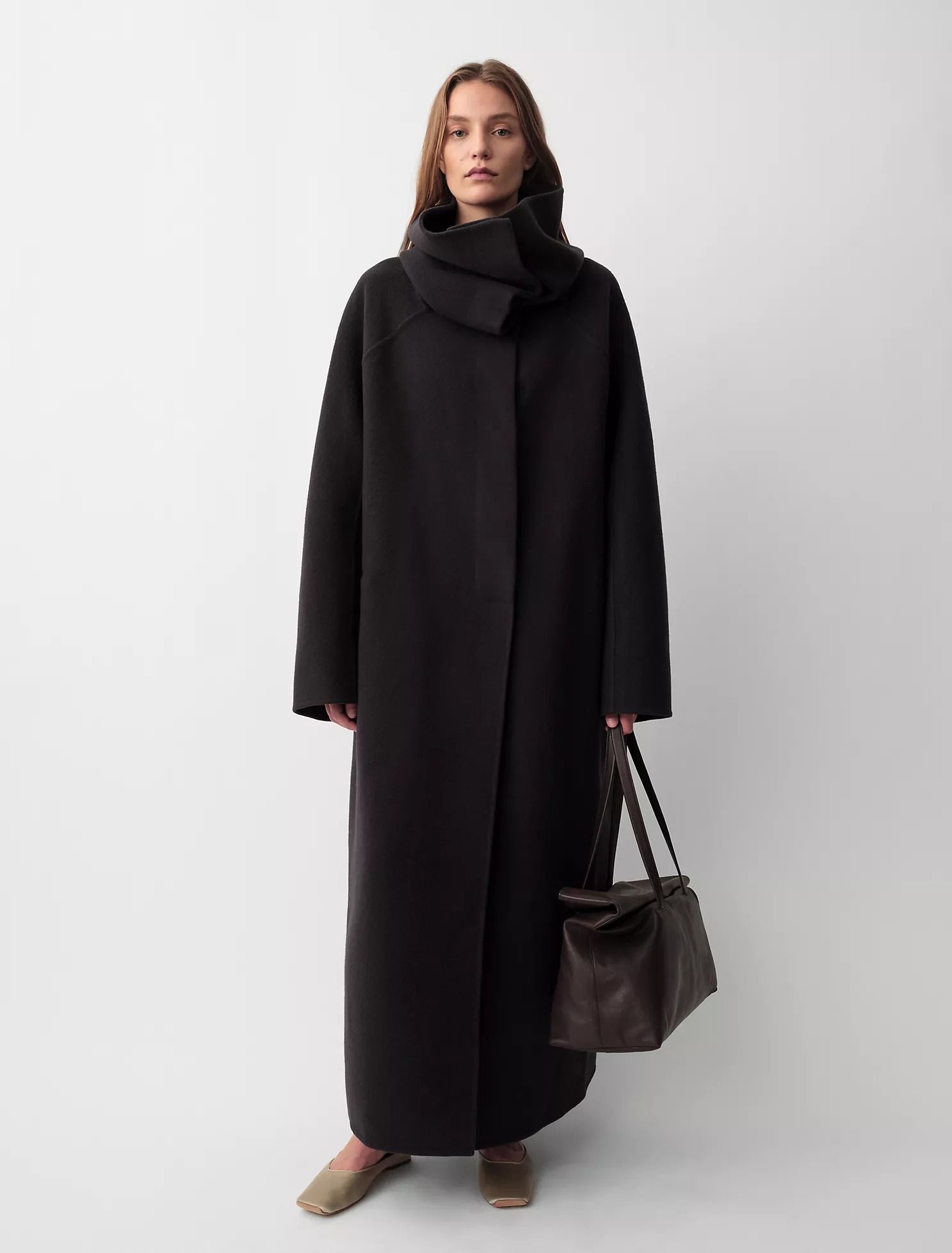 Liza High Collar Coat