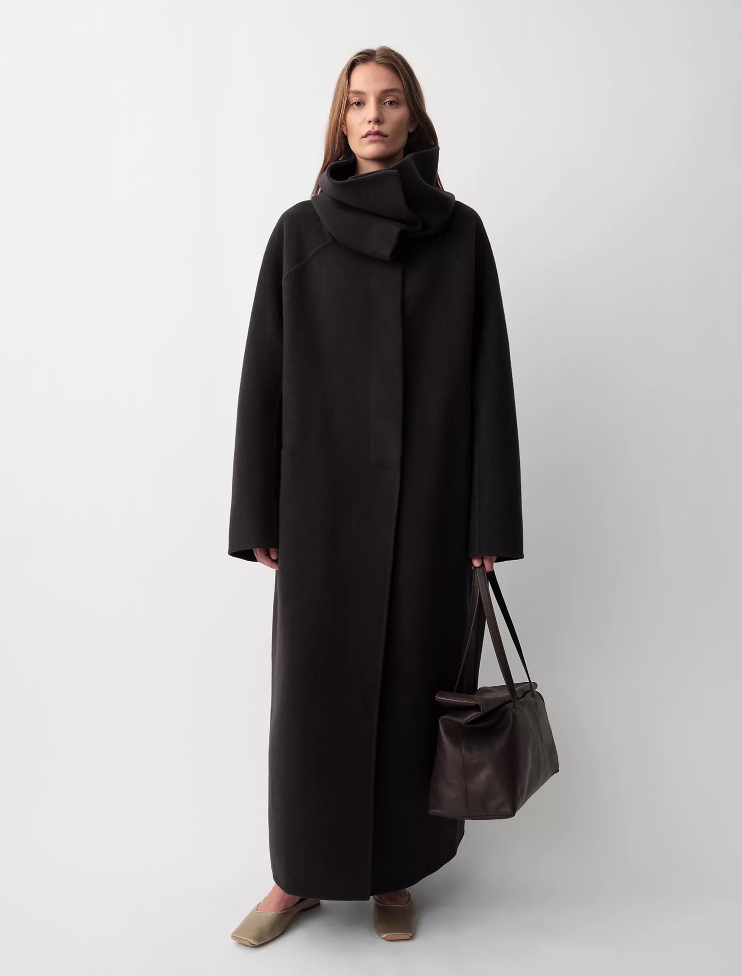Liza High Collar Coat