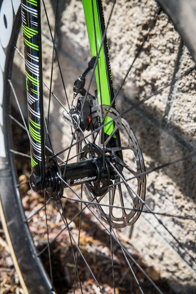 The TRP Spyre front road disc on Murphy's Slice