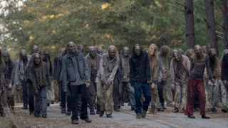 The walkers in The Walking Dead.