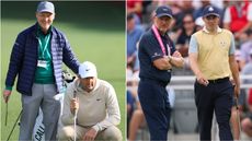 Phil Kenyon with Scottie Scheffler during The Masters and Matt Fitzpatrick at the Ryder Cup