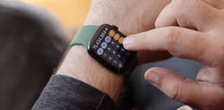 Apple Watch Series 7 Calculator Buttons