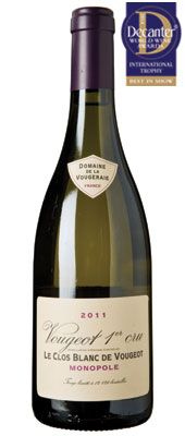 DWWA 14 International Trophy, Domaine de la Vougeraie Monopole Le Clos Blanc de Vougeot