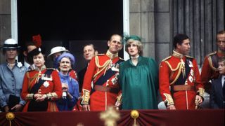Prince Philip, Princess Diana, the Queen, Prince Charles,