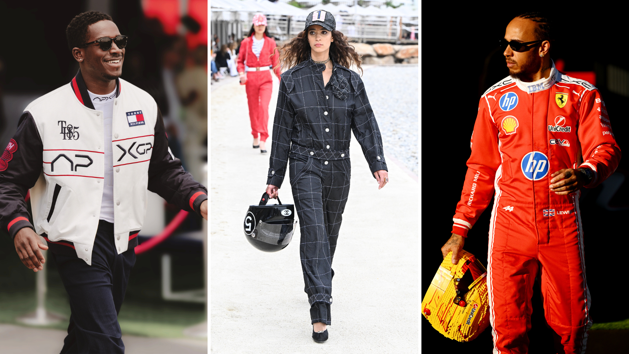 Formula 1 fashion: Tommy Hilfiger, Chanel, Lewis Hamilton