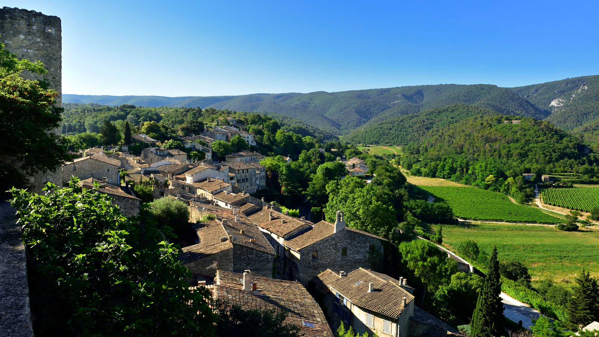 Views of Menerbes in Provence