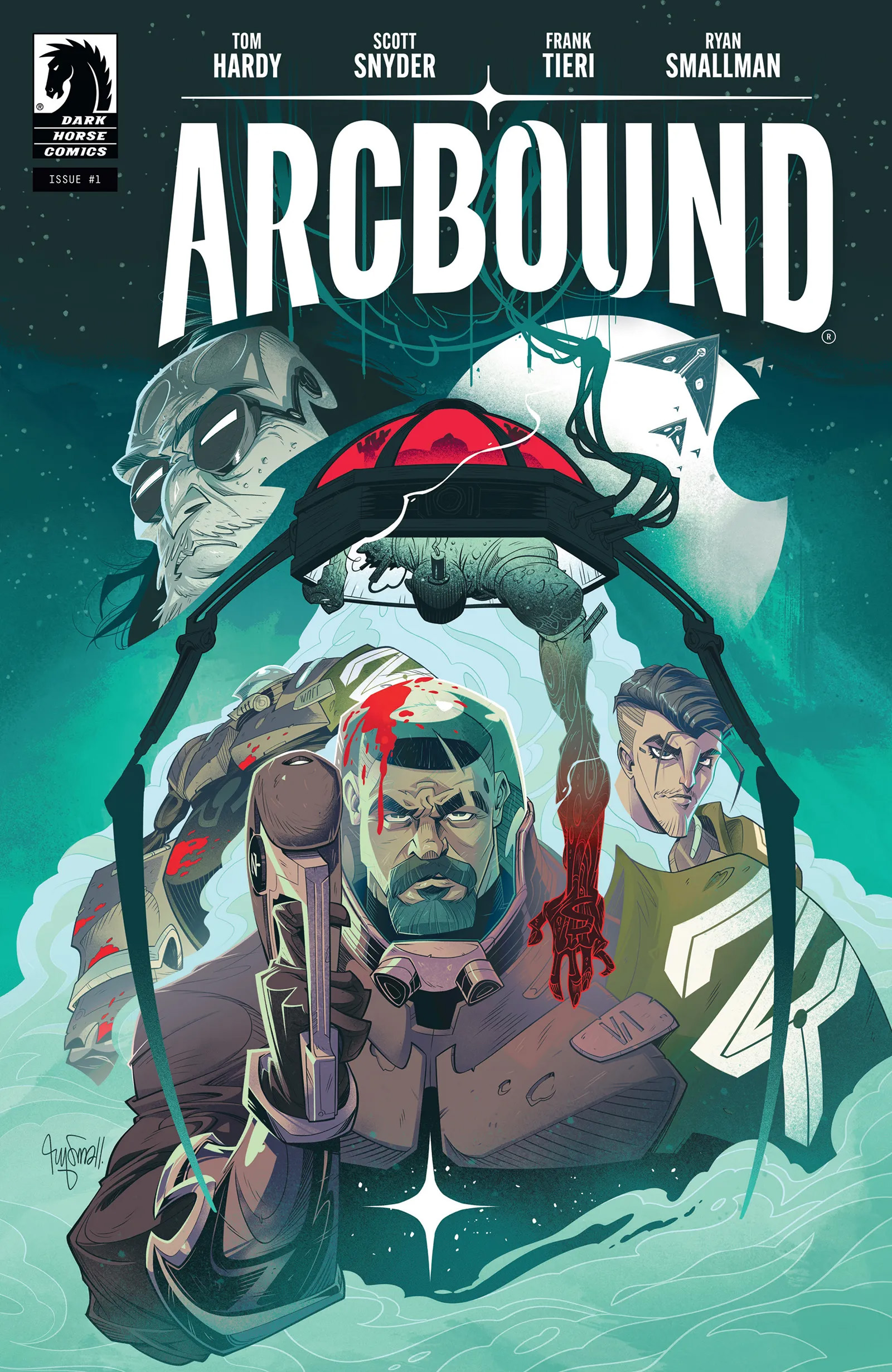 Cover art for Tom Hardy's Arcbound #1