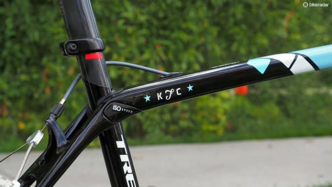 The 'K' is for Katie, of course, and the 'C' is for Compton. As for the 'F' well, her middle name isn't Francesca...