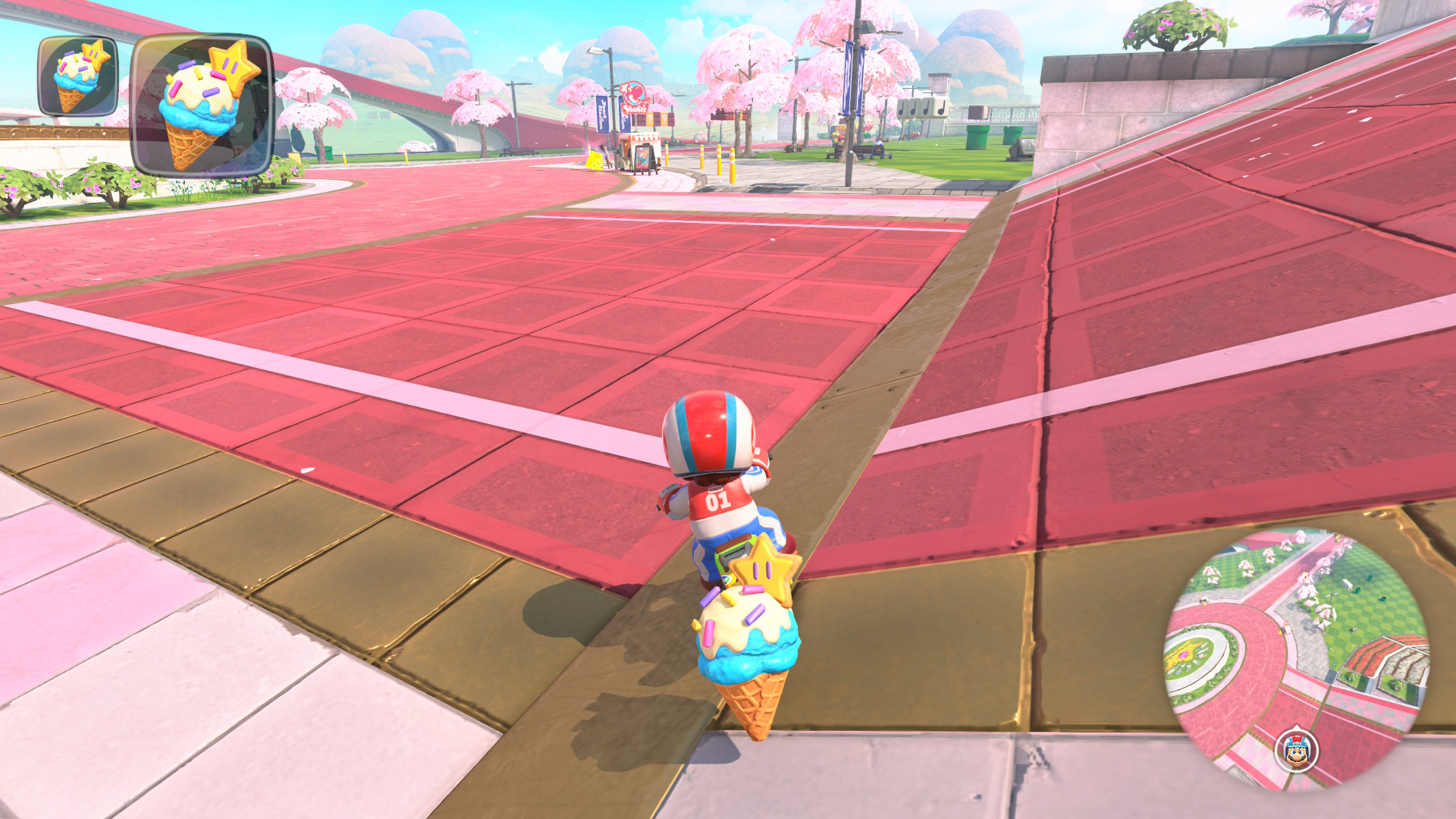 Mario Kart World Ice Cream location in free roam