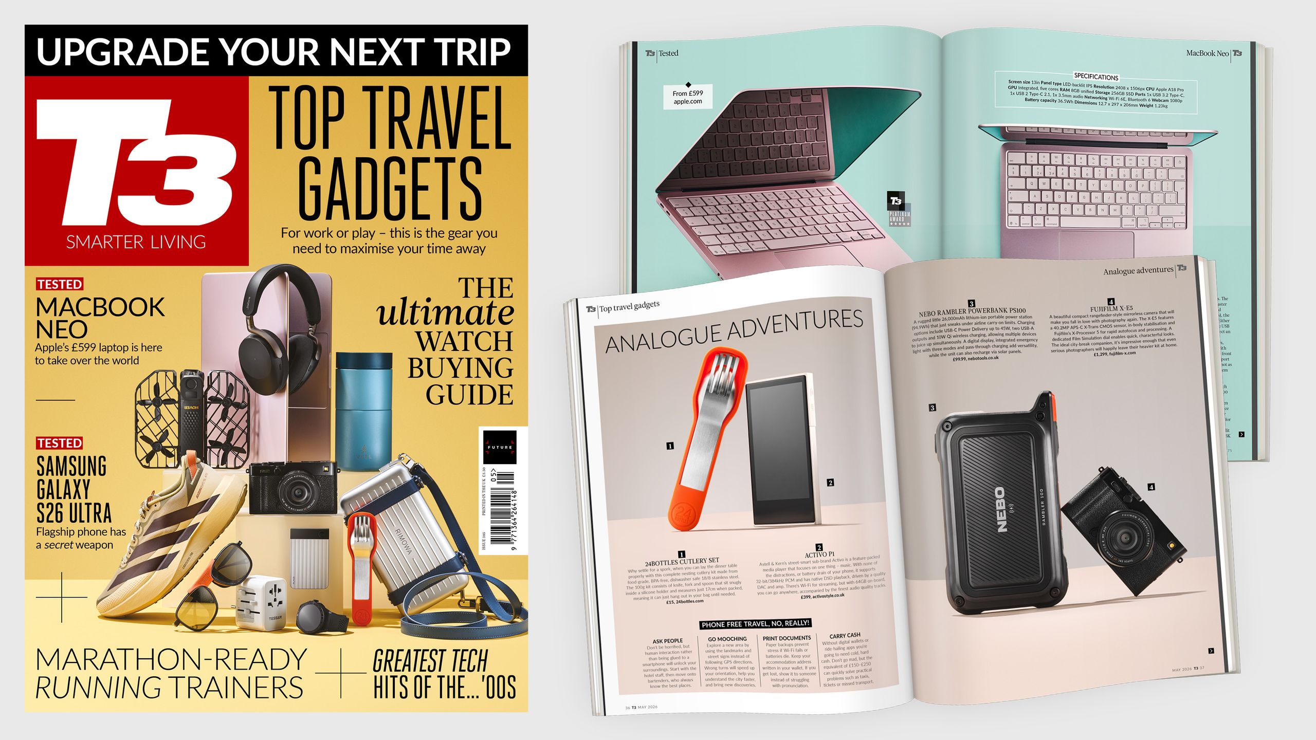 Top travel gadgets, in the latest issue of T3! | T3