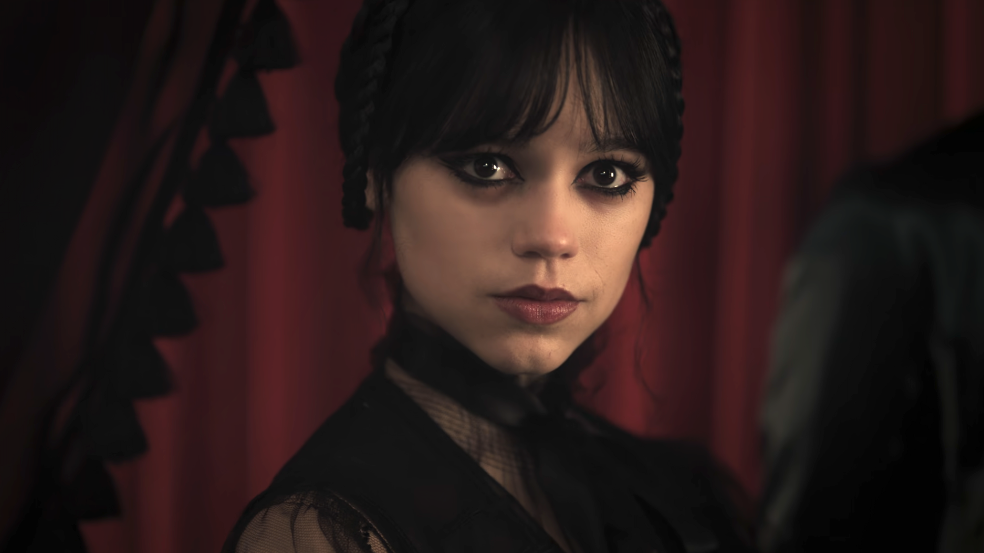 Jenna Ortega as Wednesday in Season 2