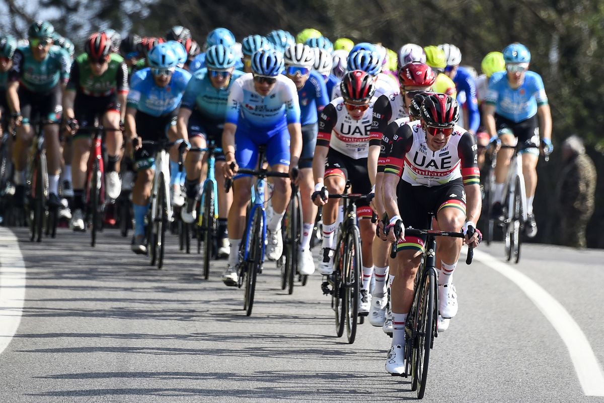 Per sempre Alfredo 2022 2nd Edition Firenze Sesto Fiorentino 1727 km 20032022 Ryan Gibbons RSA UAE Team Emirates photo Tommaso PelagalliSprintCyclingAgency2022