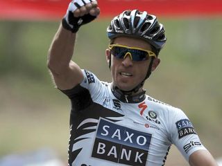 Alberto Contador (Saxo Bank Sungard) wins stage 2