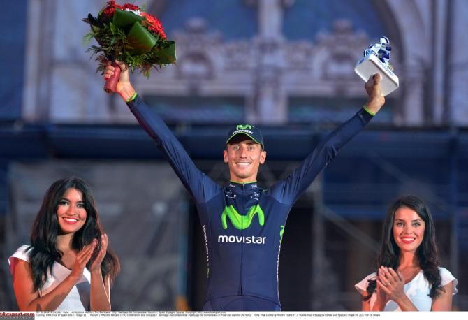 Adriano Malori (Movistar) won the final day time trial