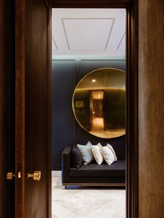 dark woods and Art Deco elegance at new apartment at No.1 Grosvenor Square - Hallway Bespoke Art