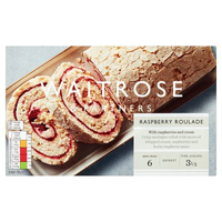 7. Frozen Raspberry Meringue Roulade - View at Waitrose and Partners