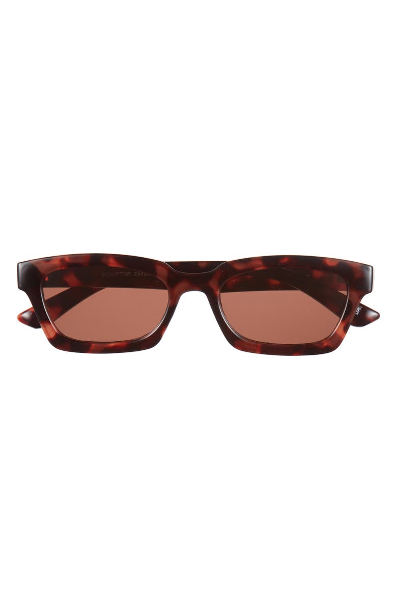 Sculptor 50mm Rectangular Sunglasses