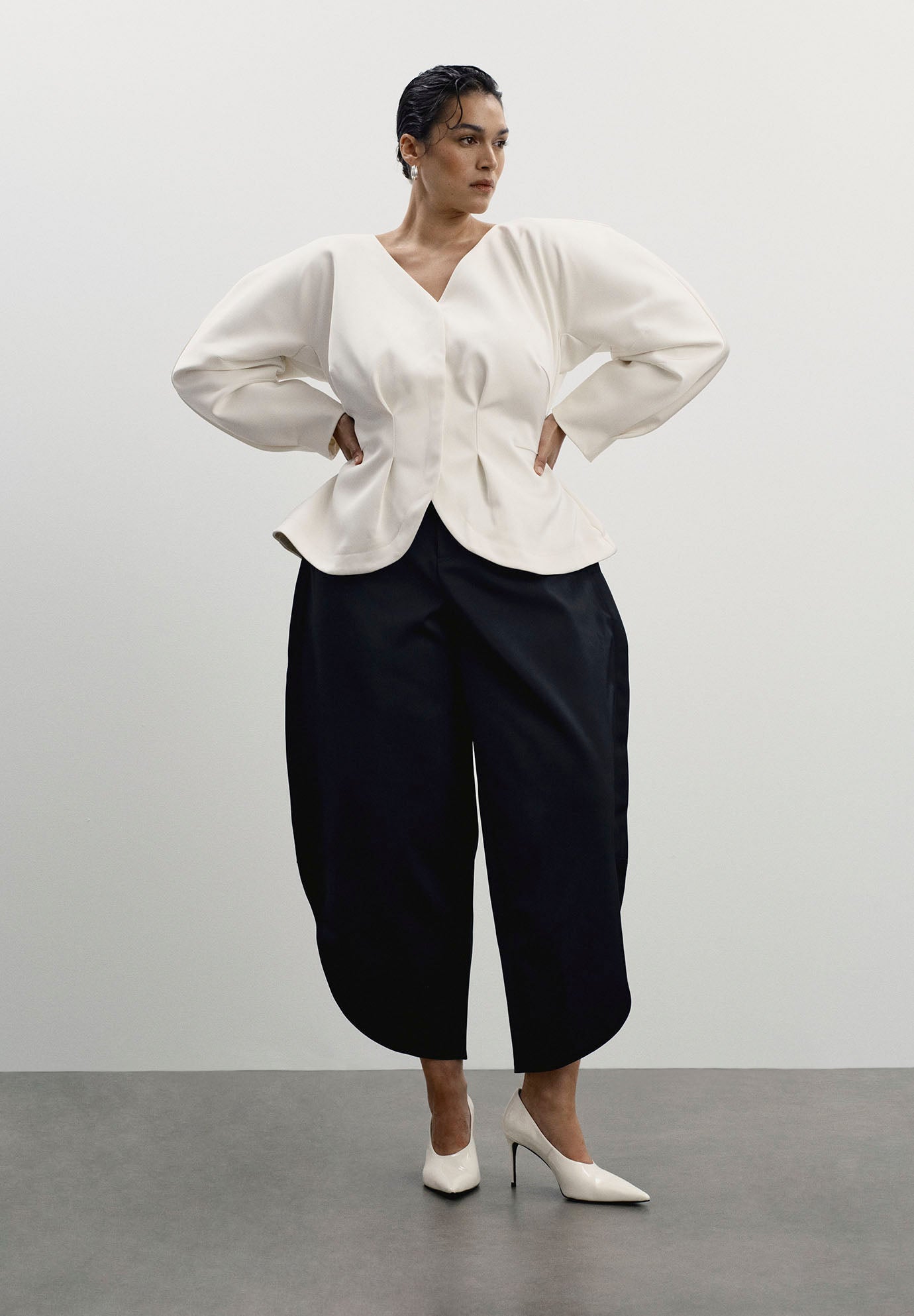 Crescent Moon Split-Leg Pant