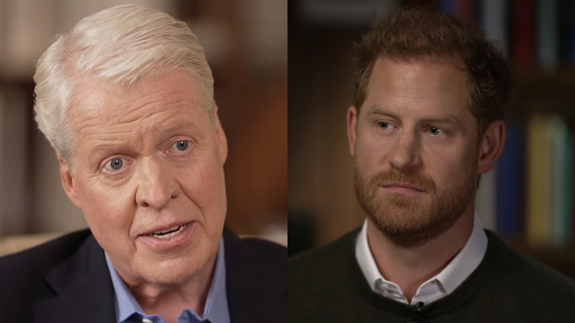 Charles Spencer is interviewed by CBS, while Prince Harry appears on 60 Minutes.